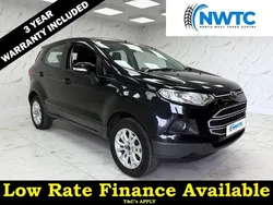 Black Used 2015 Ford Ecosport Zetec SUV | £4,295 (Fair price)
