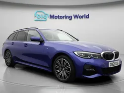 Blue Used 2021 BMW 330e M Sport Estate | £20,700 (Fair price)