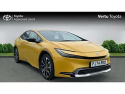 Yellow New 2024 Toyota Prius Hatchback | £31,881 (Good price)