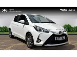 White Used 2019 Toyota Yaris Hatchback | £10,490 (Fair price)
