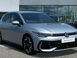 Oyster silver metallic Used 2024 VW Golf VIII R-line Hatchback | £27,251 (Expensive)