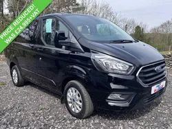Black Used 2021 Ford Transit Custom Limited Van | £23,495 (Expensive)