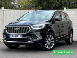 Black Used 2018 Ford Kuga Vignale SUV | £12,895 (Fair price)