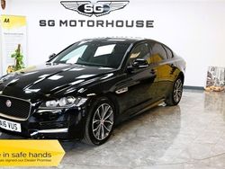 Black Used 2016 Jaguar XF R-Sport Sedan | £9,885 (Fair price)