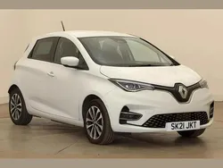 White Used 2021 Renault Zoe GT-Line Hatchback | £9,895 (Fair price)