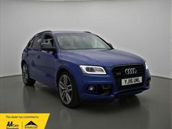 Blue Used 2016 Audi SQ5 Design SUV | £17,450 (Fair price)