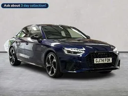 Blue Used 2024 Audi A4 Black Edition Sedan | £29,491 (Fair price)