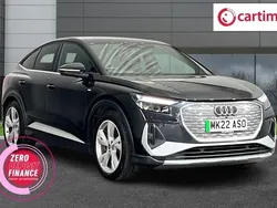 Black Used 2022 Audi Q4 Sportback e-tron S-Line SUV | £25,404