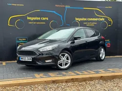 Black Used 2015 Ford Focus Zetec Hatchback | £7,490 (Fair price)