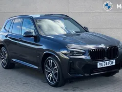 Grey Used 2024 BMW X3 M Sport SUV | £43,141 (Fair price)
