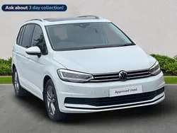White Used 2024 VW Touran Match MPV | £36,334
