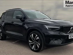 Black Used 2024 Volvo XC40 Ultra SUV | £36,592 (Expensive)