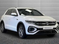 White Used 2023 VW T-Roc R-line SUV | £25,990 (Fair price)