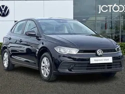 Black Used 2022 VW Polo Life Hatchback | £15,193 (Fair price)