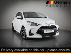 White Used 2022 Toyota Yaris Hybrid Design Hatchback | £15,400 (Fair price)