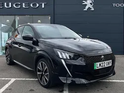 Black Used 2022 Peugeot e-208 Premium Hatchback | £13,990 (Fair price)