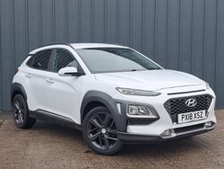 White Used 2018 Hyundai Kona Premium SUV | £10,698 (Fair price)