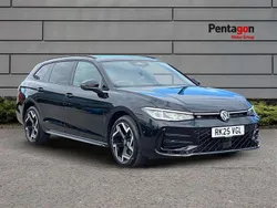 Black Used 2025 VW Passat R-line Estate | £33,995