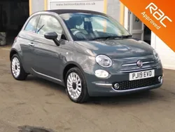 Grey Used 2019 Fiat 500C Lounge Cabriolet | £8,499 (Good price)