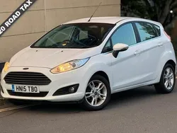 White Used 2015 Ford Fiesta Zetec Hatchback | £4,495 (Fair price)