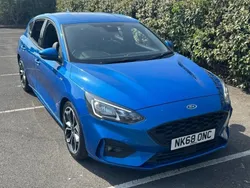 Blue Used 2018 Ford Focus ST-Line X Hatchback | £10,991 (Fair price)