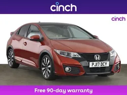 Red Used 2017 Honda Civic SR Hatchback | £11,969 (Fair price)