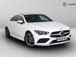 White Used 2020 Mercedes CLA180 AMG line Sedan | £20,775 (Good price)