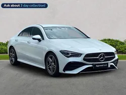 White Used 2023 Mercedes CLA200 Executive Coupe | £26,839 (A bit pricey)