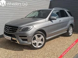 Silver Used 2015 Mercedes ML350 AMG line SUV | £17,990 (Expensive)