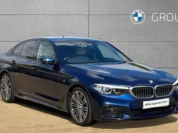 Blue Used 2020 BMW 520 M Sport Sedan | £21,995 (Good price)