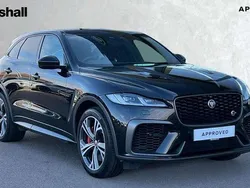Metallic santorini black Used 2021 Jaguar F-Pace SVR SUV | £50,373