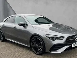 Grey Used 2024 Mercedes CLA220 AMG Line Premium Plus Sedan | £32,890 (A bit pricey)