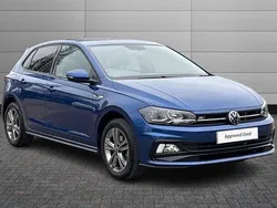 Blue Used 2021 VW Polo R-line Hatchback | £17,550 (Fair price)