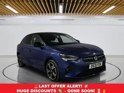 Blue Used 2021 Vauxhall Corsa Elite Hatchback | £11,549 (Fair price)