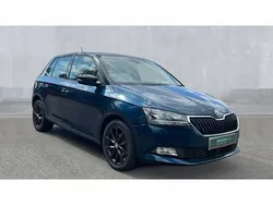 Petrol blue Used 2021 Skoda Fabia Colour Edition Hatchback | £11,250 (Fair price)