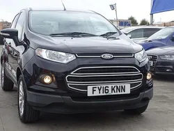 Black Used 2016 Ford Ecosport Zetec SUV | £3,995 (Good price)