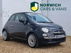 Black Used 2014 Fiat 500C Lounge Cabriolet | £4,695 (Fair price)