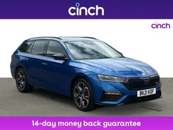 Blue Used 2021 Skoda Octavia vRS Estate | £19,989 (Expensive)