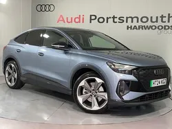 Blue Used 2024 Audi Q4 Sportback e-tron Black Edition SUV | £35,490