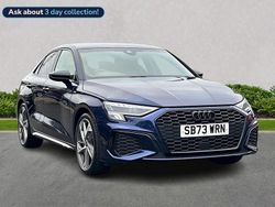 Blue Used 2024 Audi A3 Black Edition Sedan | £27,414 (Fair price)