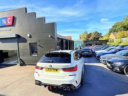 White Used 2021 BMW 330e M Sport Estate | £20,491 (Fair price)