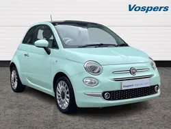 Green Used 2017 Fiat 500 Lounge Hatchback | £9,989 (A bit pricey)