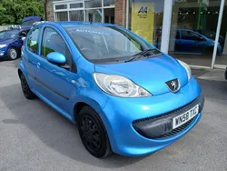 Blue Used 2008 Peugeot 107 Hatchback | £2,495 (Good price)