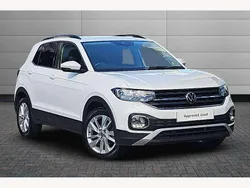 Pure white Used 2021 VW T-Cross Active SUV | £19,250 (Fair price)