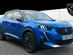 Blue Used 2022 Peugeot e-2008 Premium SUV | £15,424 (Fair price)