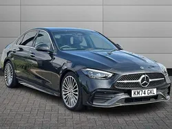 Grey Used 2024 Mercedes C220 AMG Line Premium Sedan | £38,995 (Expensive)