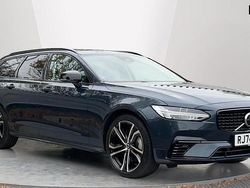 Special metallic denim blue Used 2024 Volvo V90 Ultra Estate | £42,564 (Fair price)