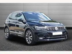 Black Used 2018 VW Tiguan R-line SUV | £21,995 (Fair price)