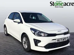 White Used 2021 Kia Rio 2 Hatchback | £12,344 (Fair price)