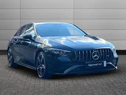 Black Used 2024 Mercedes A35 AMG Premium Sedan | £37,490 (Fair price)